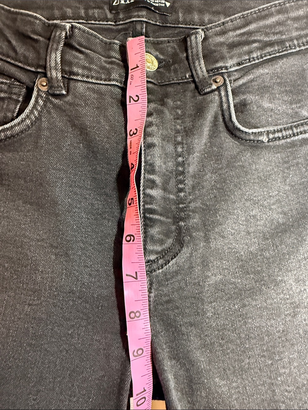 Zara Black High-Rise Flare Jeans - Picture 3 of 9